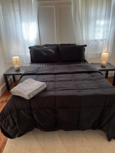 Bedroom with king bed
